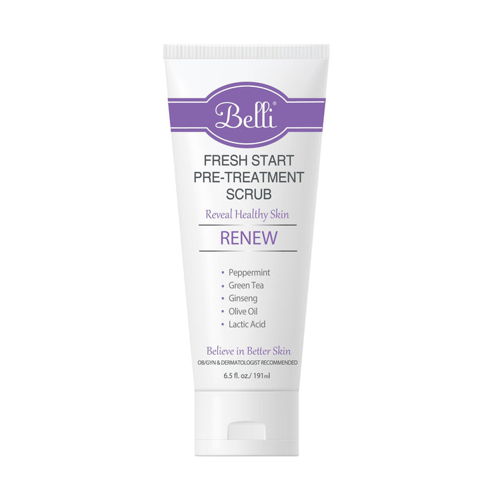 Belli front packaging showing cleanser branding and benefits