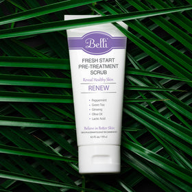 Belli product in hand demonstrating easy application and mild formula