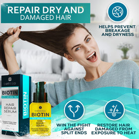 BELLISSO serum applied to hair lengths showing smoother, shinier appearance benefit