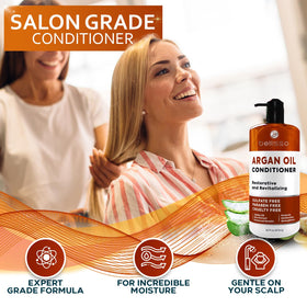 BELLISSO result showing shiny, frizz-reduced hair and softness
