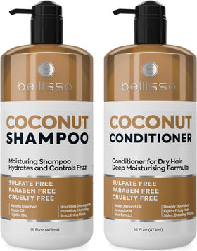 BELLISSO front packaging showing both bottles and benefits