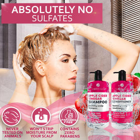 BELLISSO conditioner application creamy formula smoothing hair strands