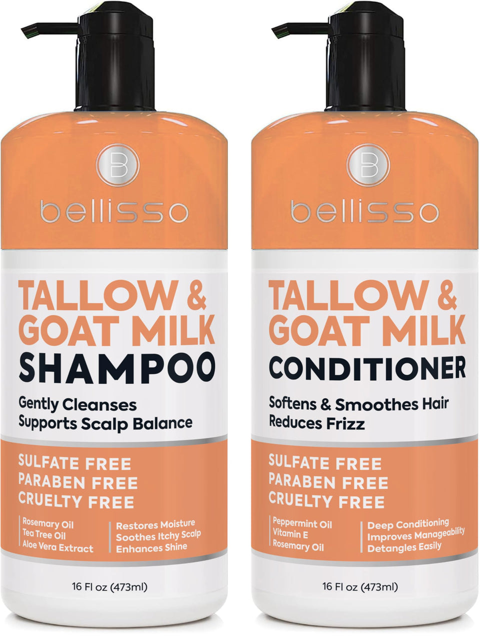 BELLISSO front packaging showing product set and benefits