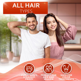 BELLISSO ingredient label showing biotin, keratin and batana oil, emphasizes strengthening blend