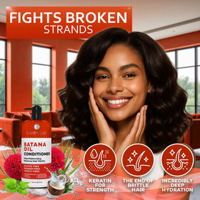 BELLISSO styled hair after use showing smoother, fuller-looking results