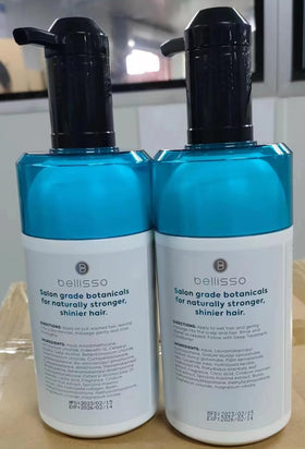 BELLISSO lifestyle styling after use showing natural volume and manageability