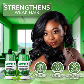BELLISSO pouring shampoo from bottle showing gentle lathering and cleansing benefit