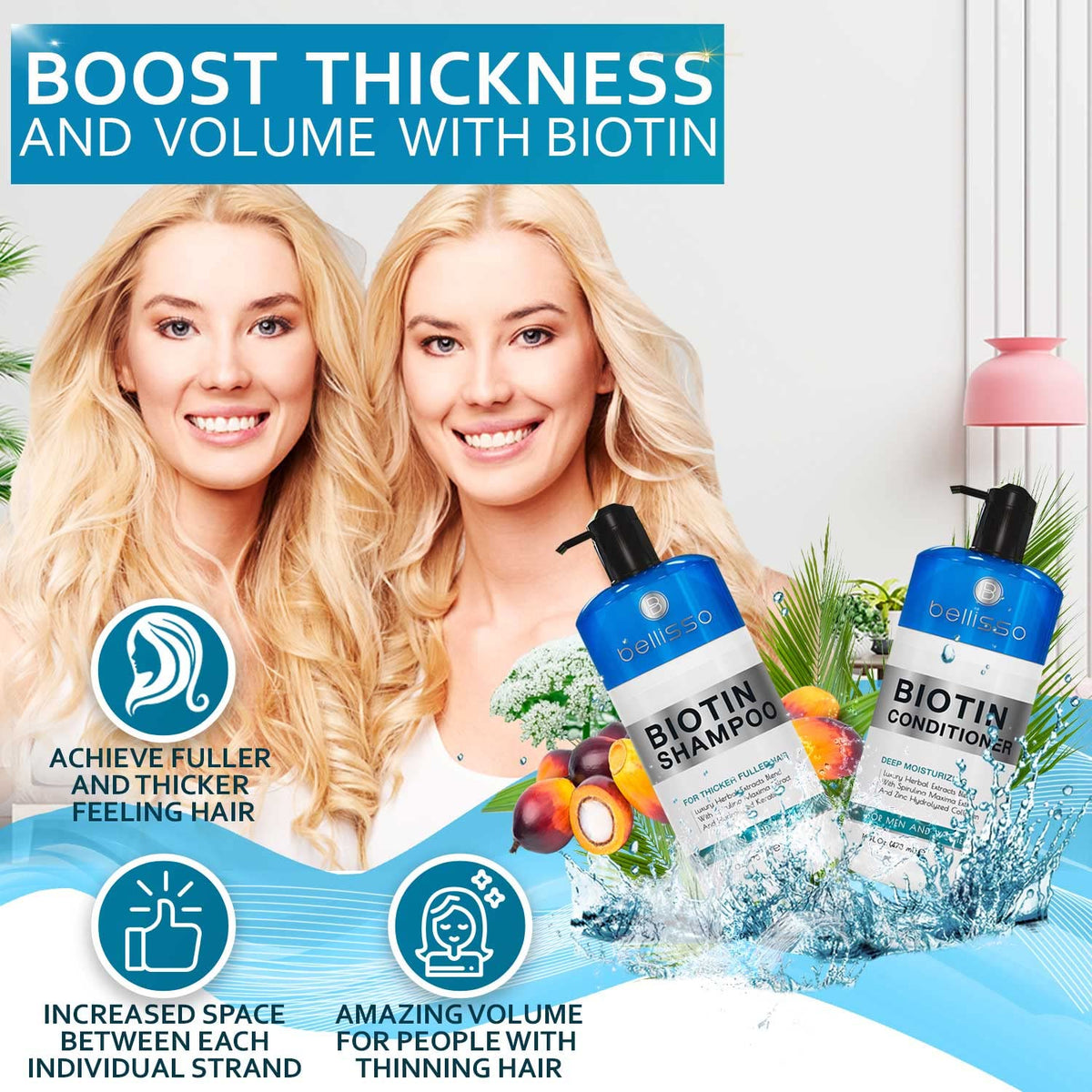 BELLISSO shampoo texture foam demonstrating gentle cleanse and lather