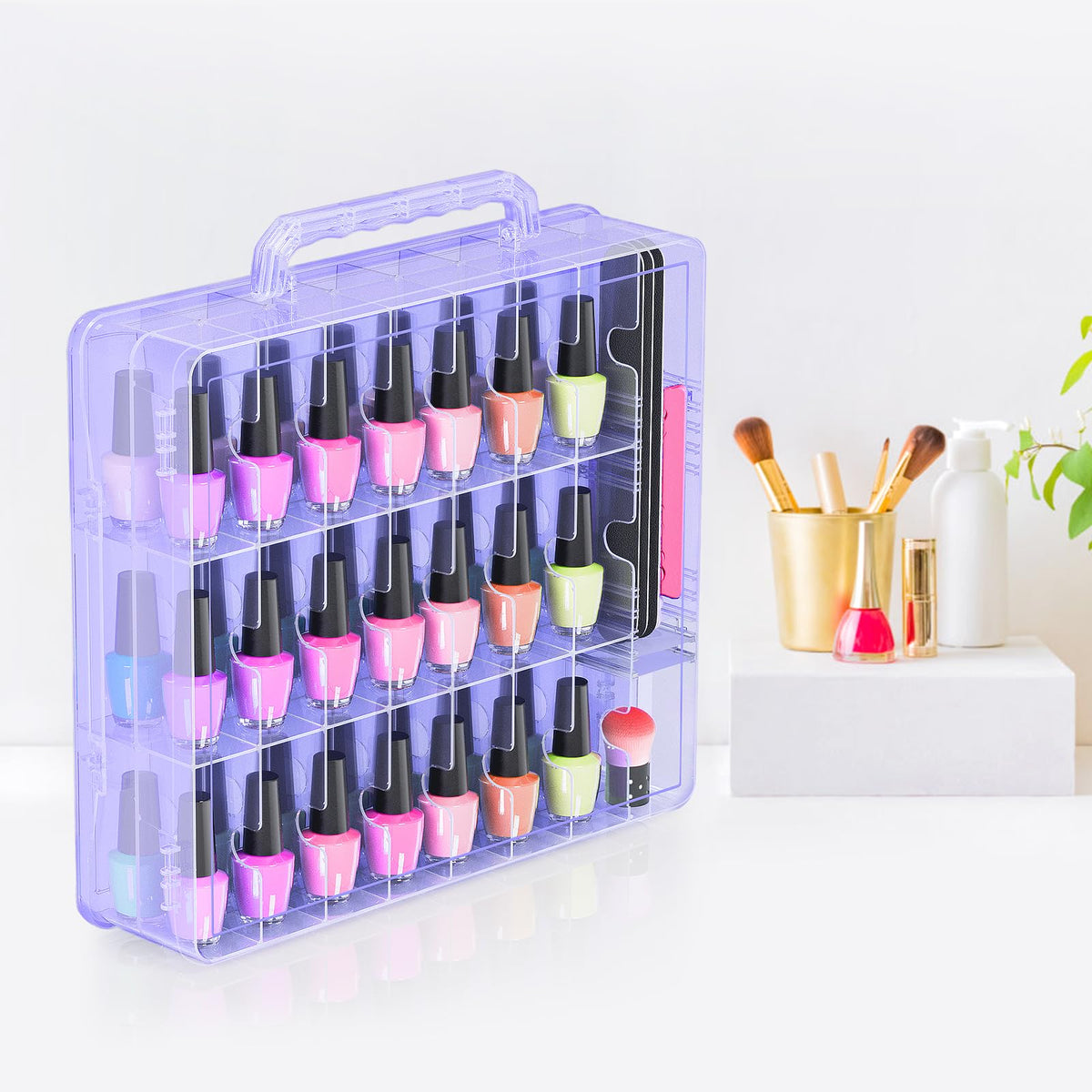 Beloving open case showing bottles and tools for organized storage efficiency