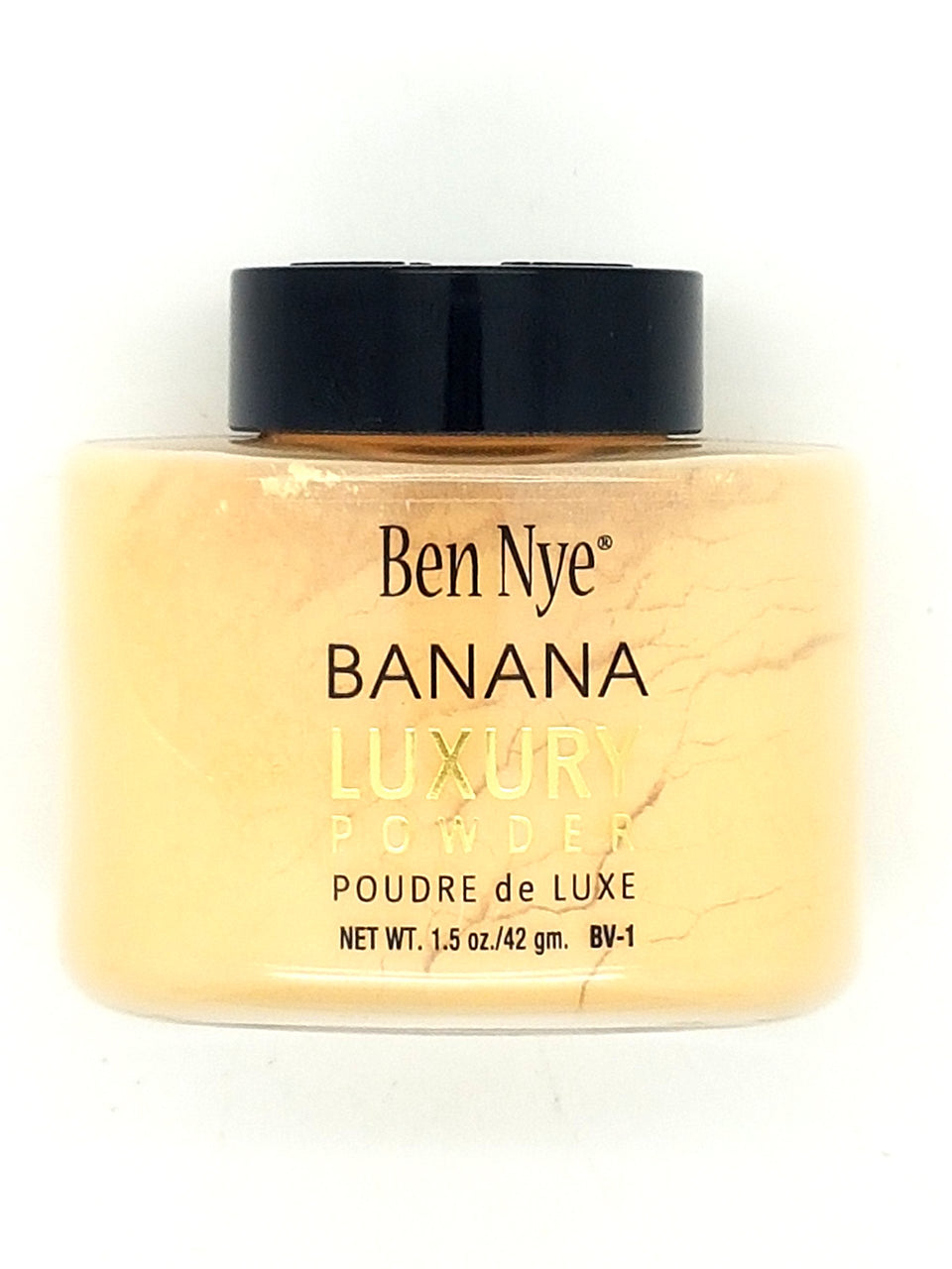Ben Nye front packaging showing compact 1.5oz and clear label benefits