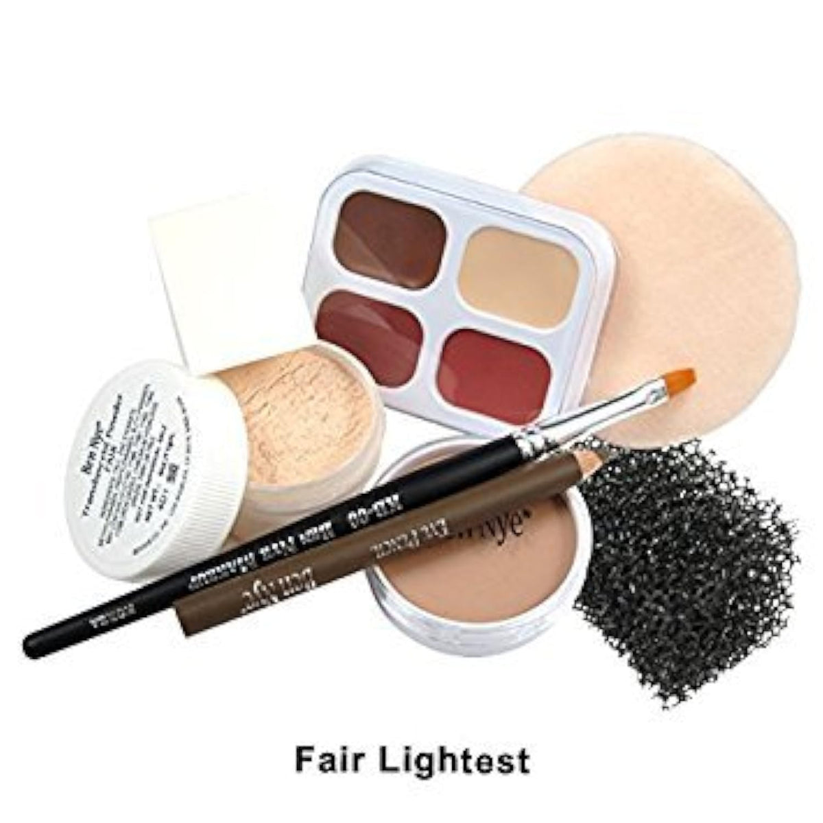 Ben Nye fair creme texture closeup highlighting smooth blendability benefit