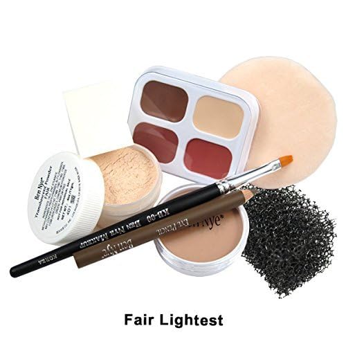 Ben Nye fair kit in use application on model demonstrating even coverage benefit
