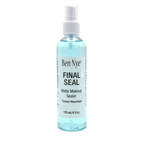 Ben Nye bottle front view showing label and matte sealer benefit