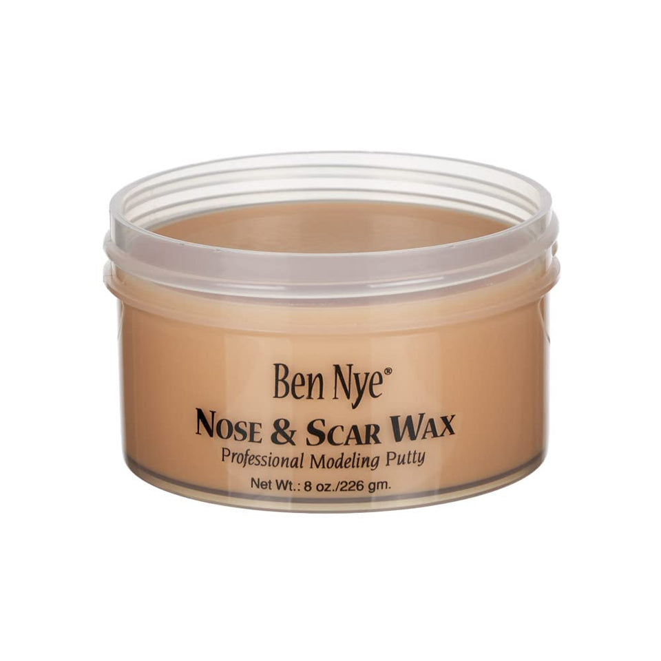 Ben Nye Nose and Scar Wax fair pot front view showing compact packaging and label benefit