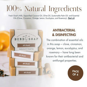 Bend Soap Company close-up of soap texture revealing creamy lather and nourishing finish