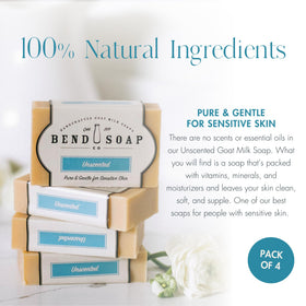 Bend Soap Company close-up of creamy goat milk texture for moisturizing