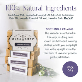 Bend Soap Company close-up of soap texture and edges highlighting creamy lather and gentle cleansing