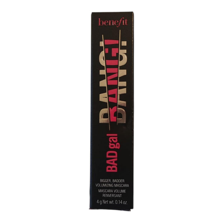 Benefit Bad Gal Bang front packaging showing tube and label for bold volume
