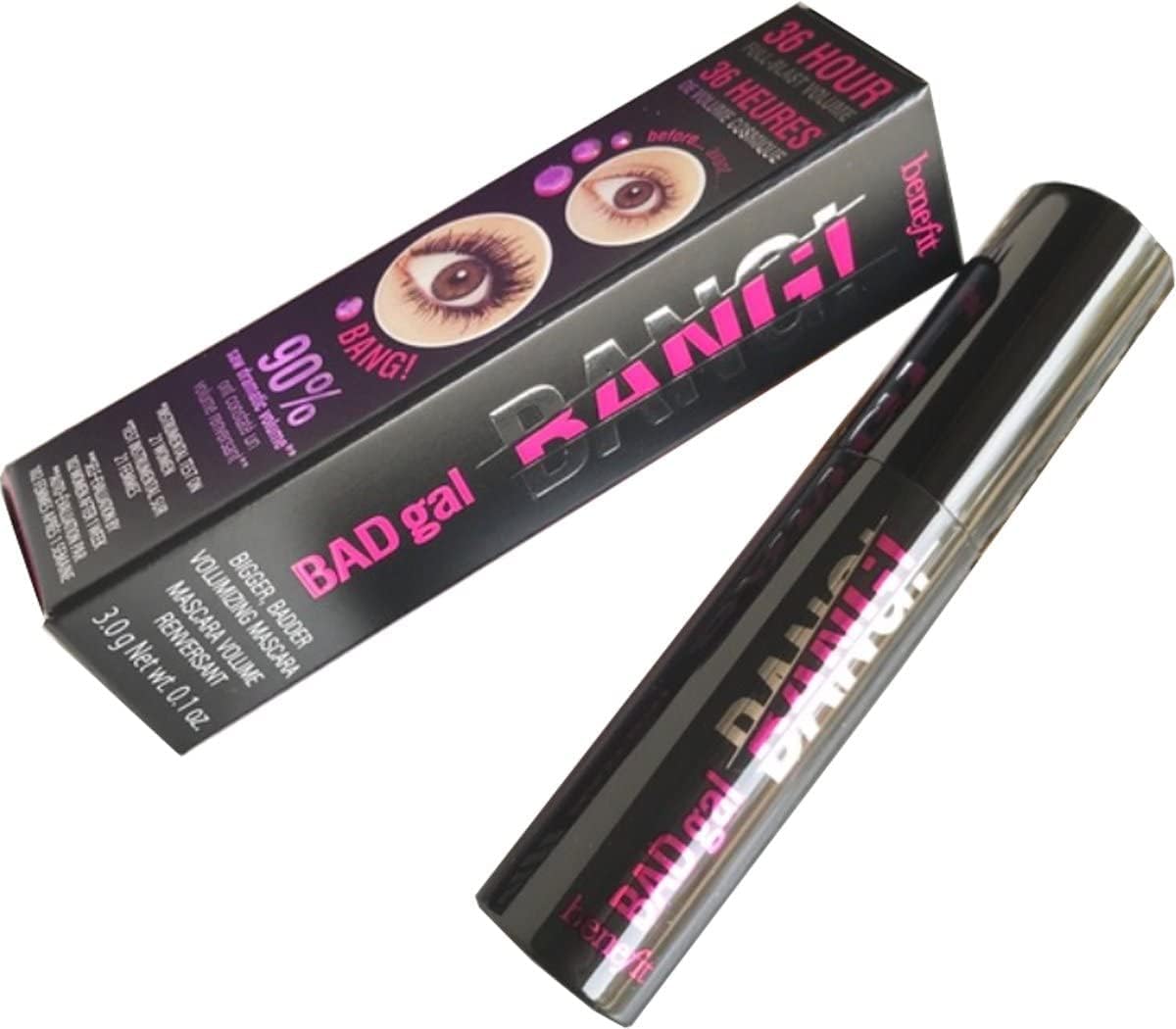 Benefit Bad Gal Bang mini brush close-up demonstrating full-coverage reach for volume