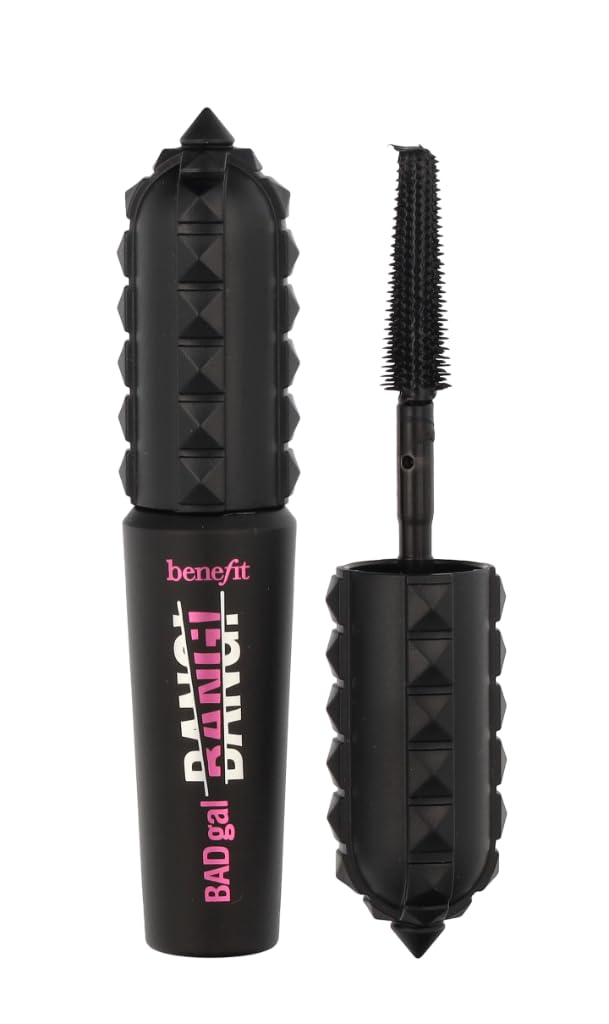 Benefit BADgal BANG brush close-up displaying wand shape for precise application benefit