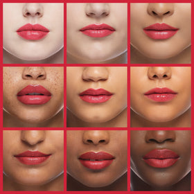 Benefit Benetint applied to lips and cheeks in use for natural longwear flush