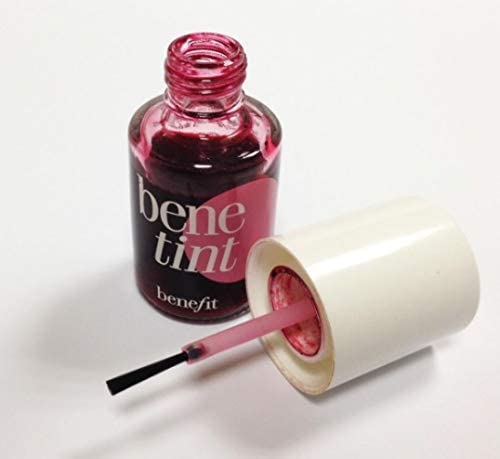Benefit Benetint stain texture swipe demonstrating blendable, buildable color