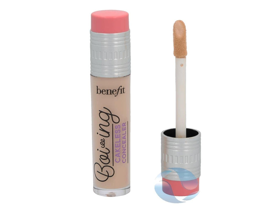 Benefit front packaging showing product tube and shade label with easy identification