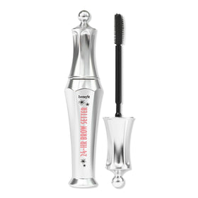 Benefit Brow Setter wand close-up showing fine brush applicator for precise brow shaping benefit