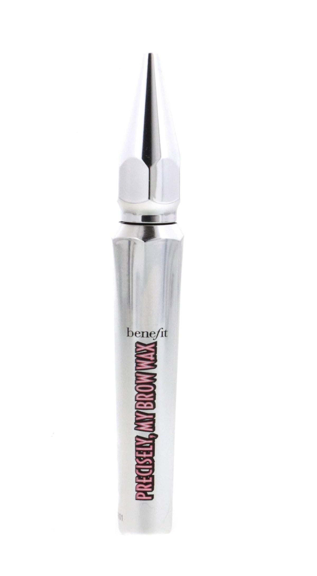 Benefit Precisely My Brow Wax applied on model brows showing defined shape and natural-looking hold