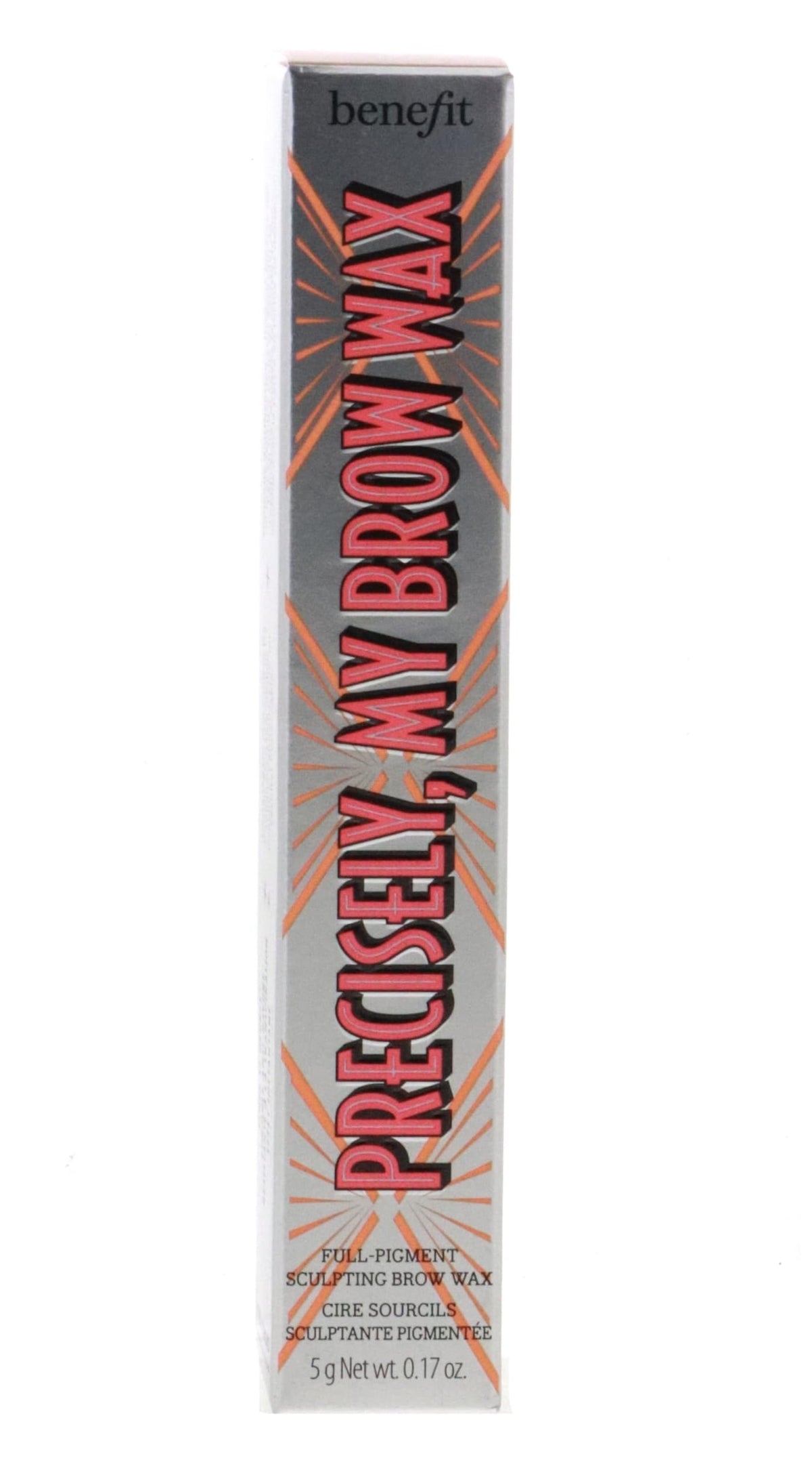 Benefit Precisely My Brow Wax warm golden blonde texture swatch demonstrating rich pigment and smooth wax finish