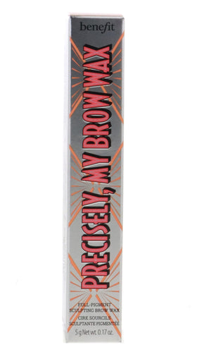 Benefit Precisely My Brow Wax warm golden blonde texture swatch demonstrating rich pigment and smooth wax finish