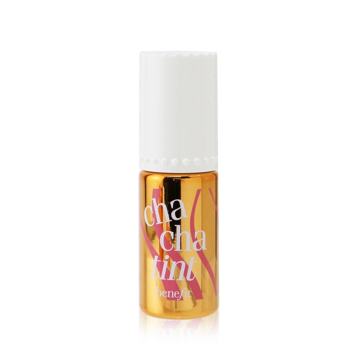 Benefit Cha Cha Tint on model lips showing smooth wearable color and boosted lip look