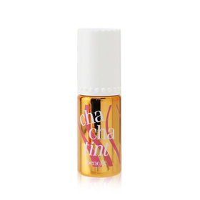 Benefit Cha Cha Tint on model lips showing smooth wearable color and boosted lip look