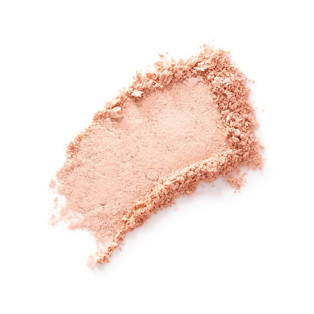 Benefit Dandelion Twinkle powder texture closeup highlighting superfine, blendable finish