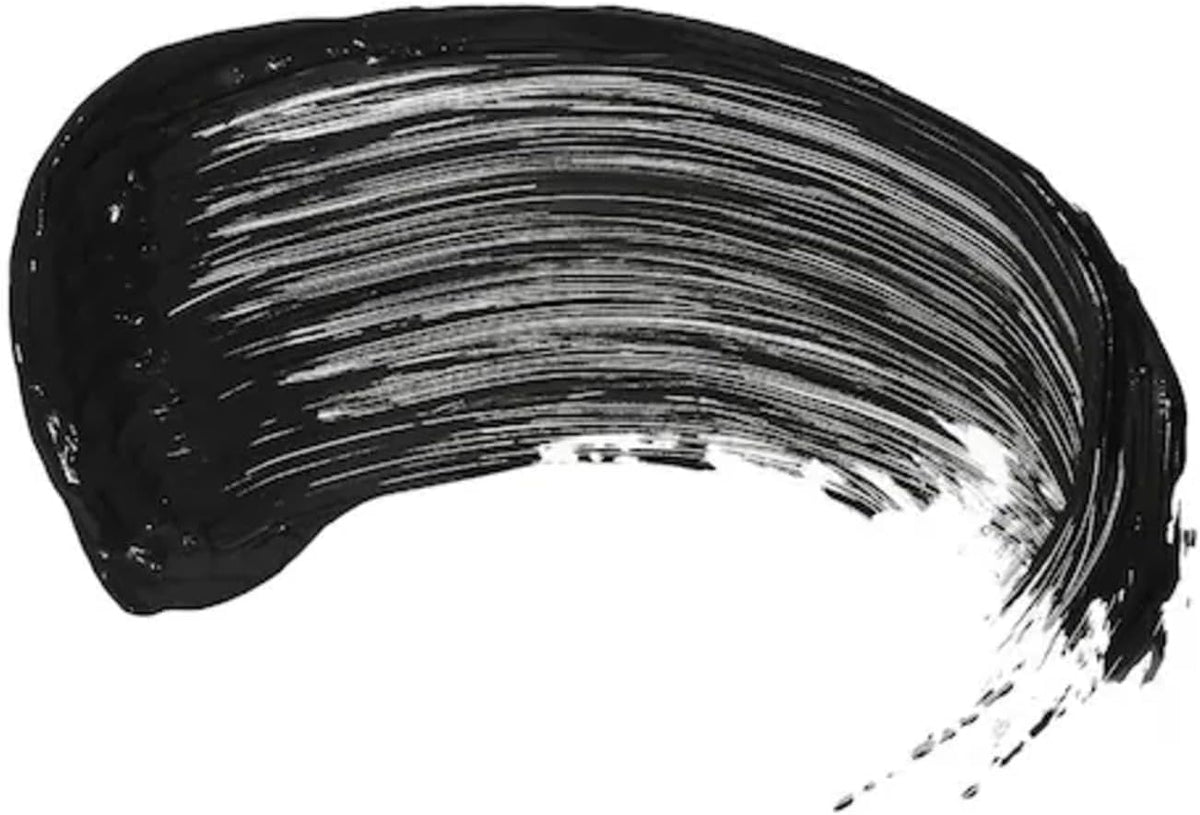 Benefit Full-Flex Fiber Brush close-up highlighting 40° curve and fibers for precise fanning