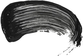 Benefit Full-Flex Fiber Brush close-up highlighting 40° curve and fibers for precise fanning