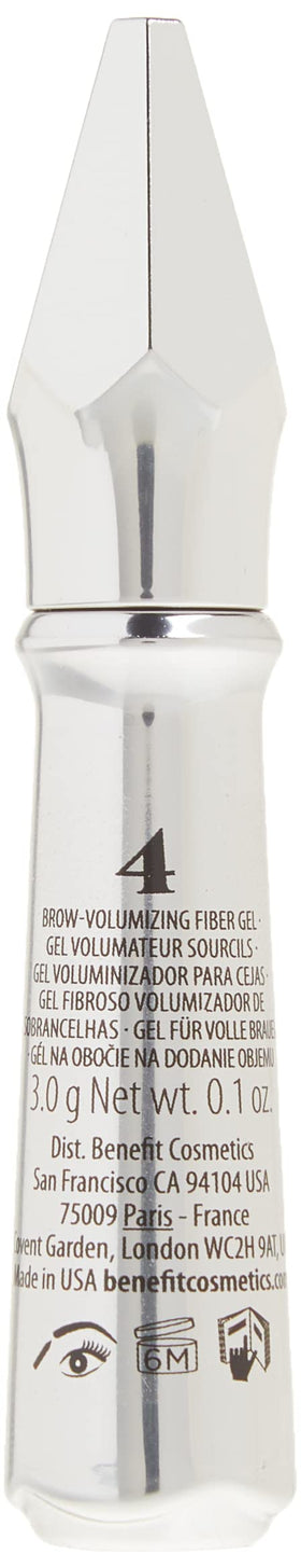 Benefit Gimme Brow applied on model brows demonstrating natural volume and warm tone