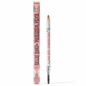 Benefit Gimme Brow pencil front view showing compact packaging and shade label for quick selection