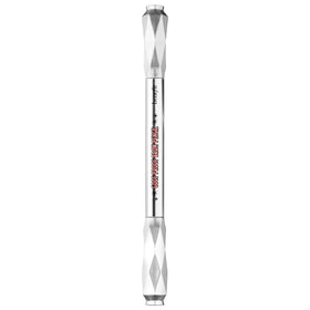 Benefit Goof Proof Brow Pencil tip and spoolie closeup demonstrating easy shaping and blending