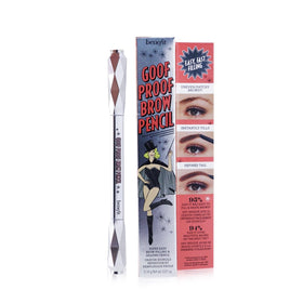 Benefit Goof Proof dual-edged tip close-up displaying precise shaping benefit