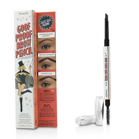 Hand holding Benefit Goof Proof pencil demonstrating easy control and application
