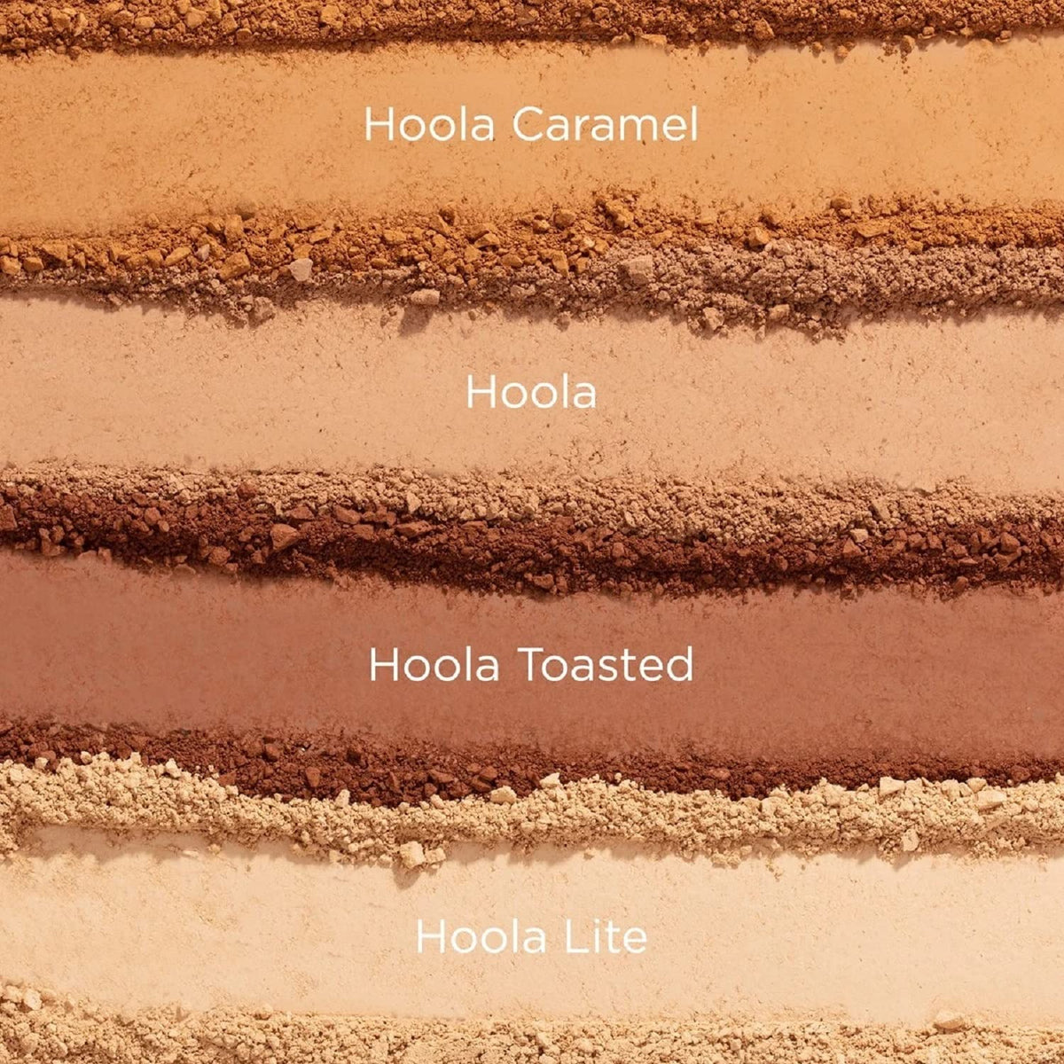 Benefit Hoola Caramel compact in hand demonstrating size and travel-friendly convenience for touch-ups