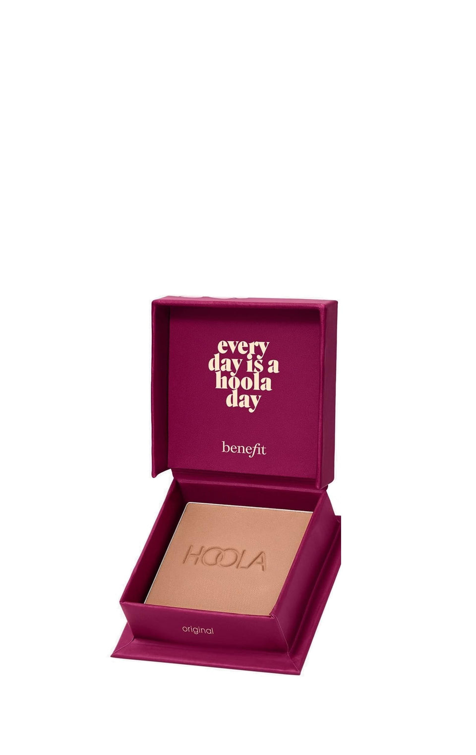 Benefit Hoola Mini front packaging showing compact travel convenience