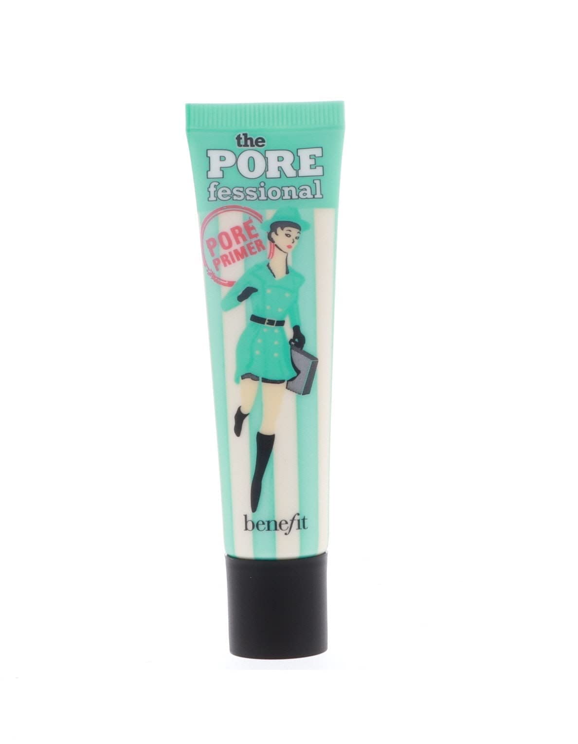 Benefit POREfessional applied on T-zone in use for quick pore blurring