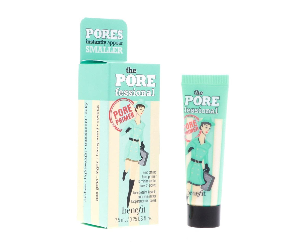 Benefit open cap revealing silky balm texture for easy application