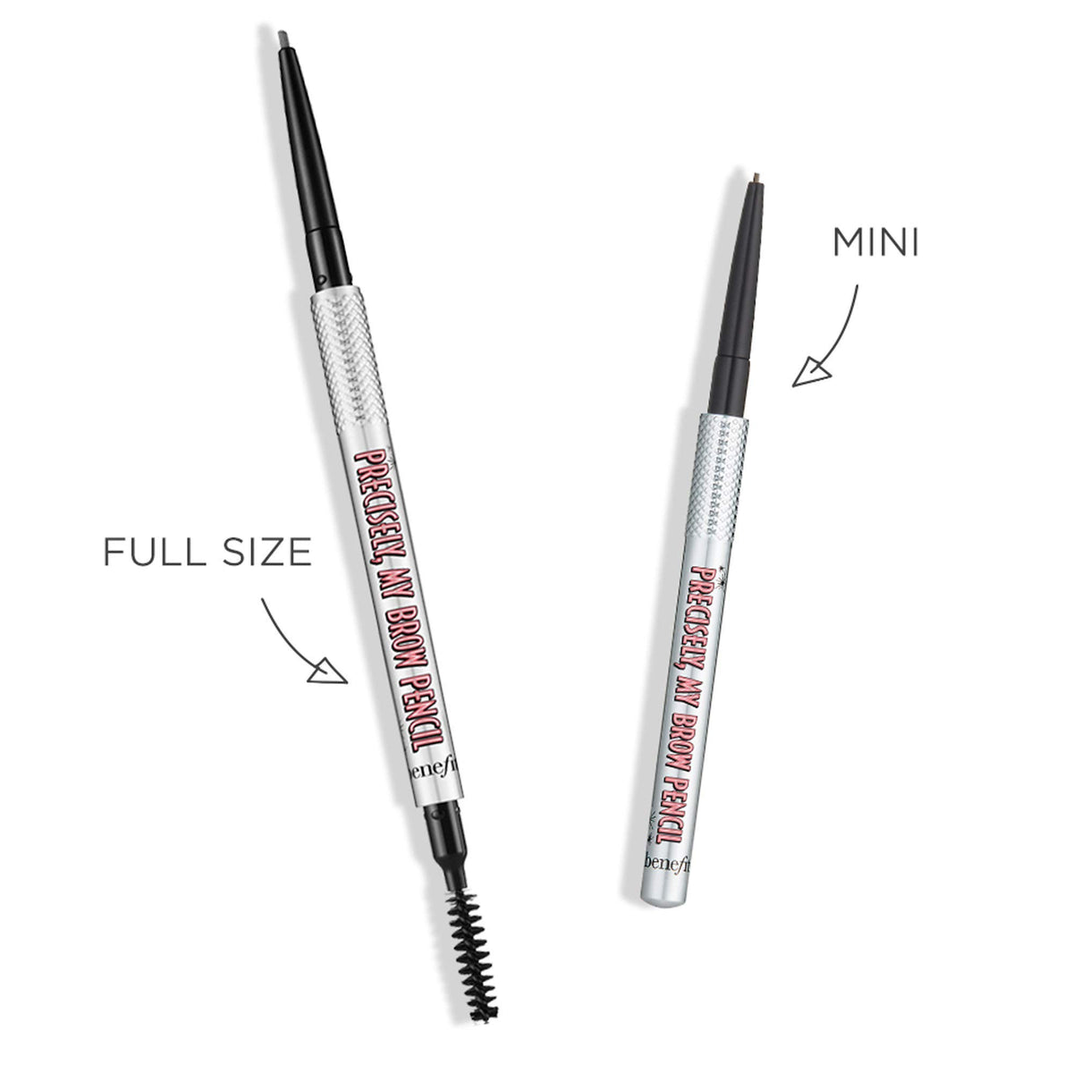 Benefit Precisely in-use application on brows demonstrating natural definition and control