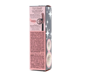 Benefit Roller Lash applied to lashes in lifestyle shot for natural lifted definition