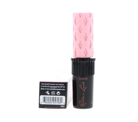 Benefit Roller Lash texture swipe on white surface showing smooth, buildable formula benefit