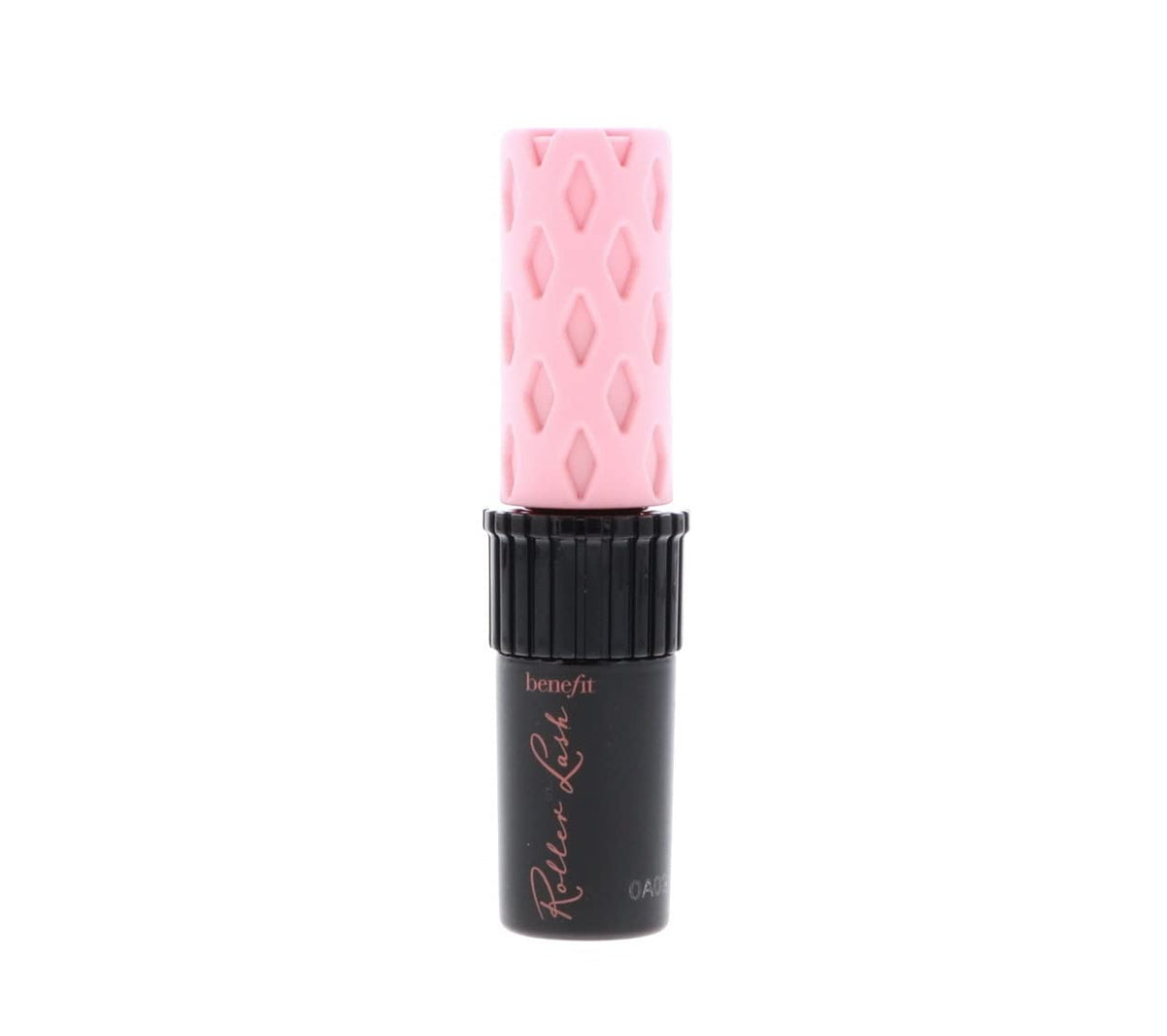 Benefit Roller Lash wand angled to show bristle design and precise application benefit