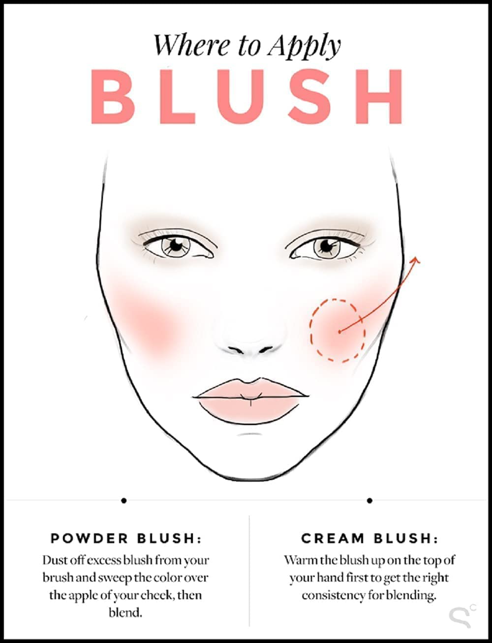 Benefit Shellie application with brush demonstrating effortless blending and buildable coverage
